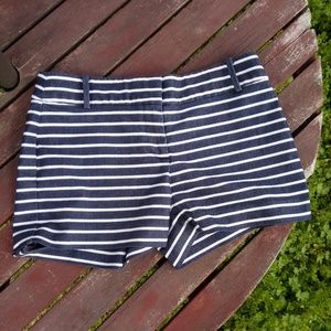 Ann Taylor Loft Riviera Striped Pattern Shorts